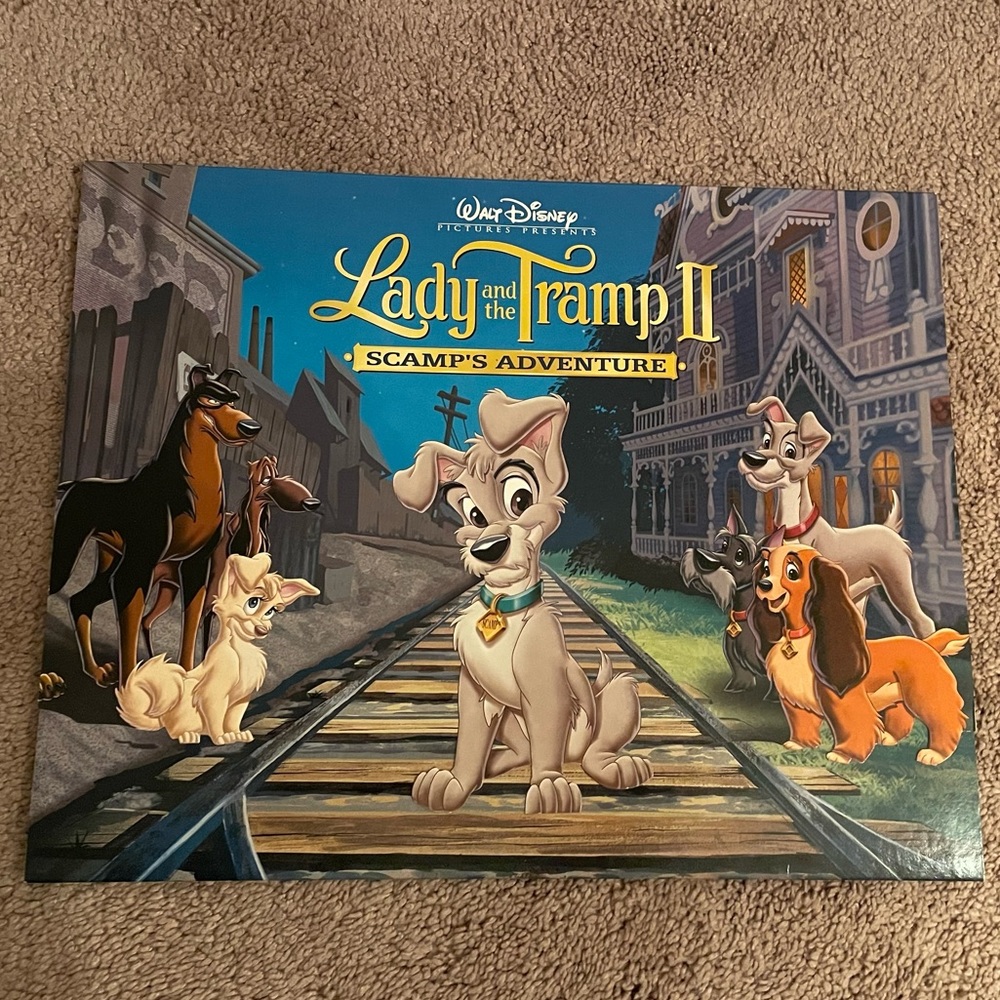 SOLD—Disney’s Lady and the Tramp II Lithographs